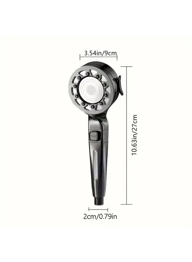 20 Family Shower System With 35 Scenes And 11 Holiday Modes Tilted Bathtub And Shower Head Silvery Pressure Rainfall Home Bathing System For Christmas Gift Four Seasons - Image 3