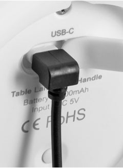 السنيدي كشاف مخيمات متنقل، كشاف USB، ابيض، مقاس18.5*18.5*22.5 سم  - Image 4