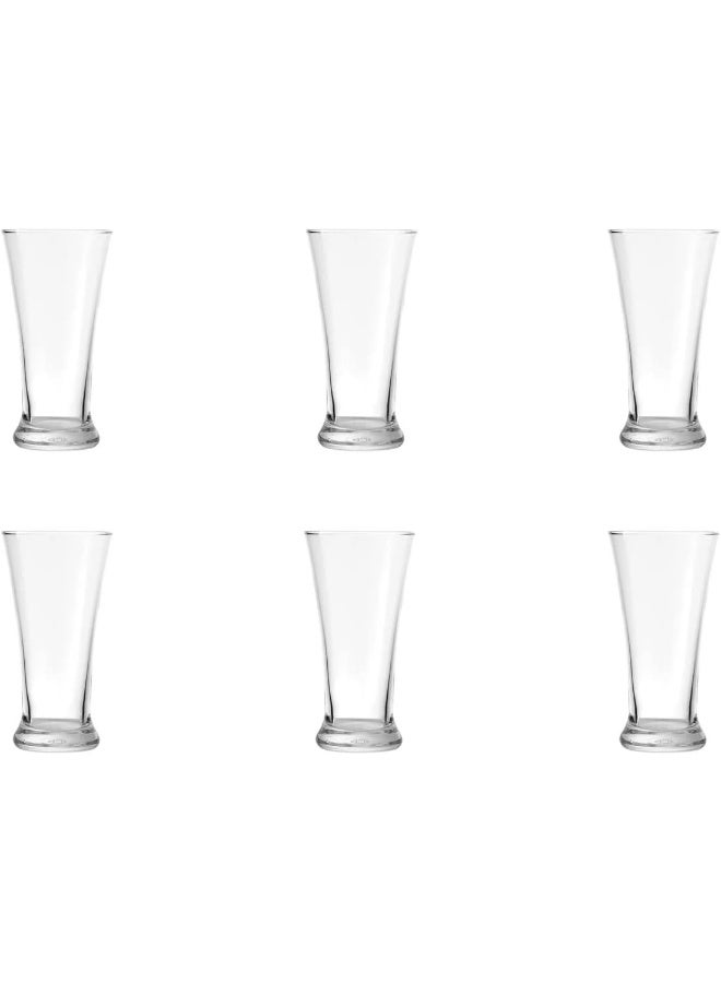 Ocean Pilsner Beer Glass, Set Of 6, Clear, 300 Ml, B0091006, Pub Glass, Snifter Glass, Pint Glass, Beer Tumbler, Beer Goblet, Beer Glass - Image 2