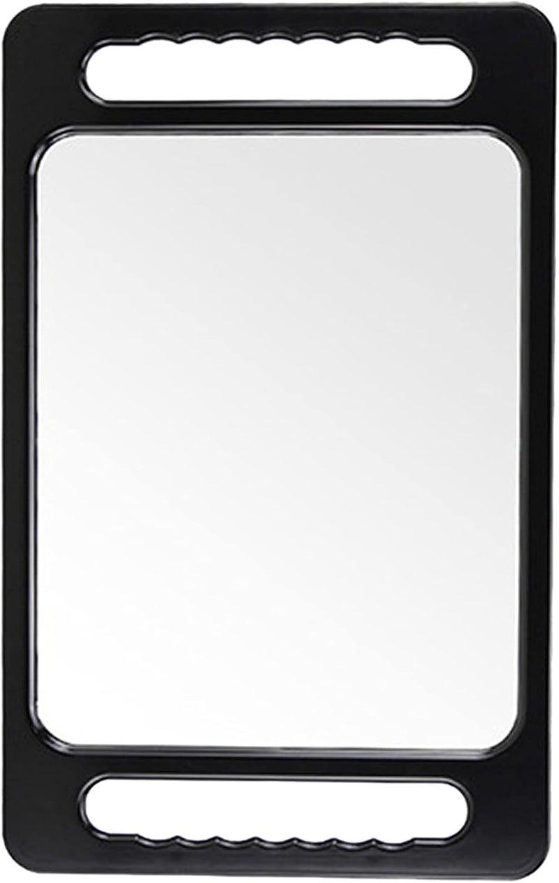 Barber Hand Mirror - Barber Hand Mirror for Haircut, Haircut Handheld Mirror, Haircut Barber Mirror with Handle, Salon Hand Mirrors for Hair Stylist, Barber Supplies Accessories for Men Women