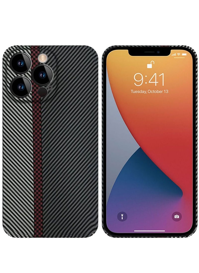 CATANES - iPhone 12 Pro Max Carbon Case Unique Design Mixed Amazing Color Aramid Carbon Fiber Phone Case - Image 1