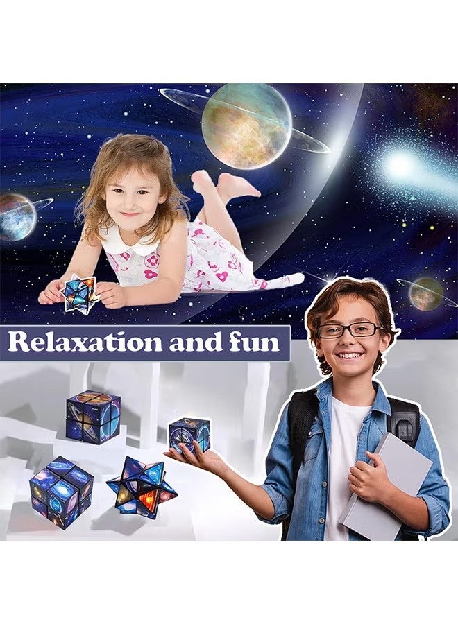 YJ Infinity Cube Fidget Toy, Toys for Boys Age 8-12 Gifts, for Kids Ages 8-10 Star Cubes, Birthday Presents Gift Ideas - Image 2