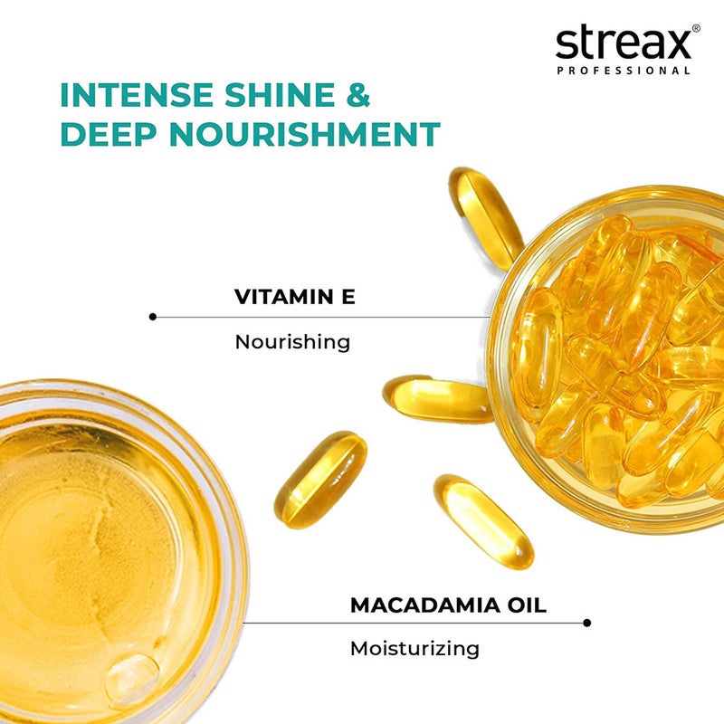 Streax Pro Vitariche Gloss Hair Serum 200Ml - Image 4