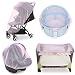 Coldwind Mosquito Net for Stroller Baby Mosquito Net for Strollers Playards Pack N Plays and Portable Mini Crib Baby Insect Netting Pink - Image 2