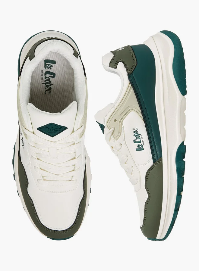 Men's Colourblock Lace-Up Sneakers