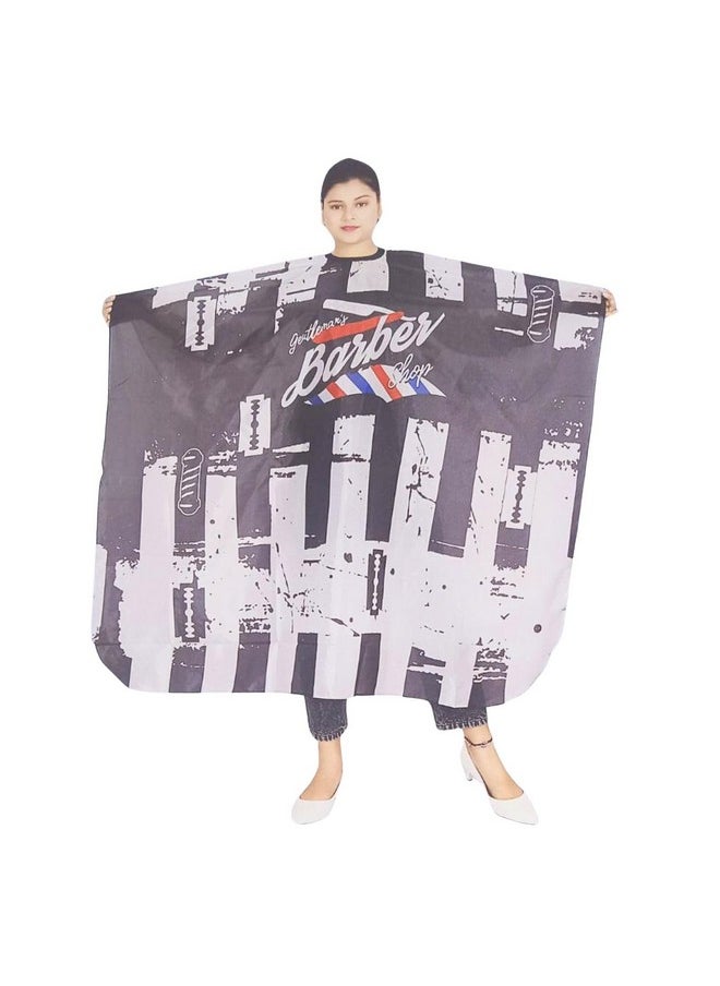 Hair Line - Professional Waterproof Hair Styling Cape Haircuting Salon Cape Gown Hair Salon With Snap Closure - Image 1