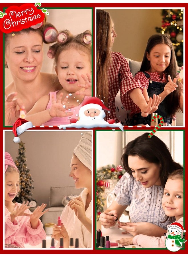 إيبانكو أظافر صناعية من Eces Christmas Press On Nails للأطفال، مجموعة Ebanku 5 قطع أظافر صناعية للأطفال، أظافر صناعية لطيفة من Ebanku للأطفال من سن 8 إلى 12 عامًا مع لاصقات أظافر جيلي وغراء لبناء الأظافر - Image 1