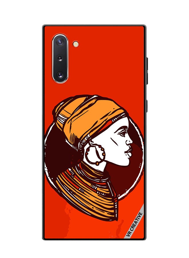 VR CREATIVE Protective Case Cover For Samsung Galaxy Note10 5G African Woman Design Multicolour - Image 1