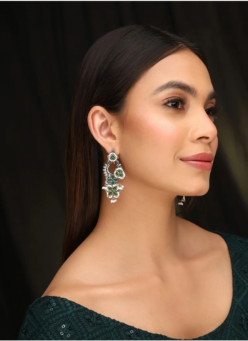 برياسي Floral Drop Earrings