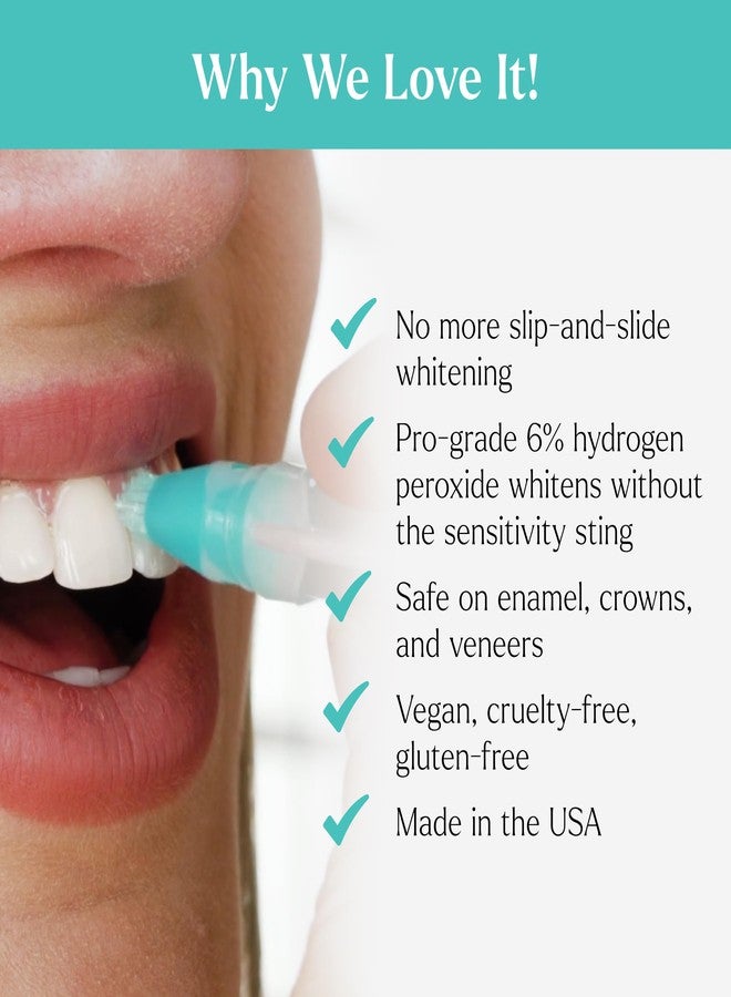 GLO Science Whitening Gel for Teeth – Sensitivity Free Tooth Whitener with 6% Hydrogen Peroxide – Fast, Safe, & Effective – Includes 5 Mint Pods - Image 4