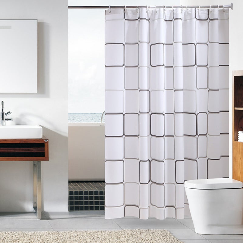 🚽 ستارة دش مطبوعة 180x240 سم مقاومة للماء - Image 5