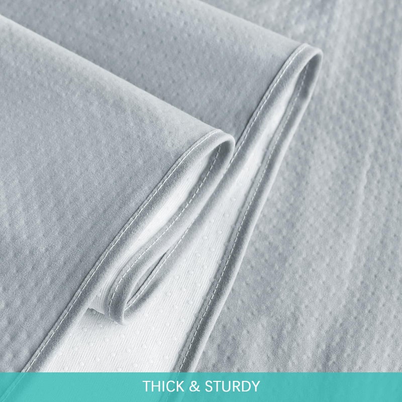 Biloban Splat Mat 2 Pack for Under High Chair & Arts & Crafts & Eating Mess, Waterproof 42''Ã—46'' Baby Playtime Anti-Slip High Chair Mat for Floor or Table, Reusable & Portable Splash Mat - Image 3