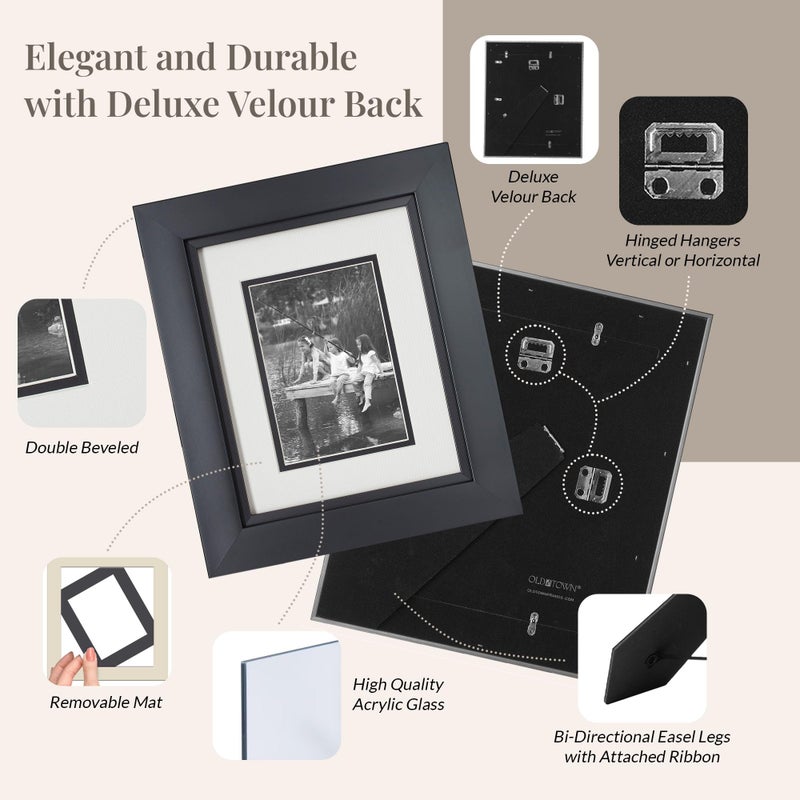 Old Town 2pk 8x10 Designer Frames, Black Studio - Image 3