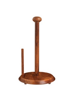 BILLI Free Standing Wooden Kitchen Roll & Paper Towel Holder Stand for Countertop  - Image 1