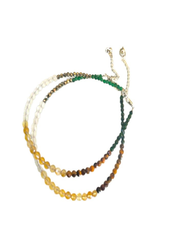 KariGhar Certified Dhan Yog Anklet Combo for Women | Wealth, Prosperity & Good Luck Crystal Anklet for Money Attraction & Financial Growth | Stylish Adjustable Daily Wear - Image 2