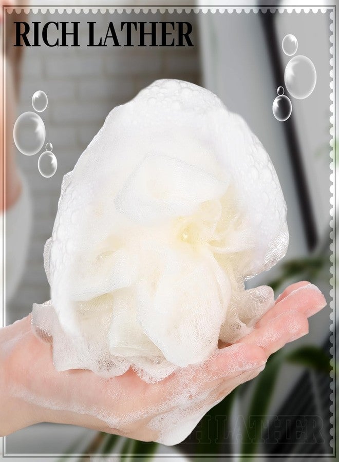 Funnymoom 12 Pcs Travel Size Loofah Individually Wrapped, Small Shower Puff Bath Sponge Pouf Ball Bulk Mesh Bath Puff Mini Loofah Sponge with Case Bulk for Shower Care (25g,Colorful) - Image 4