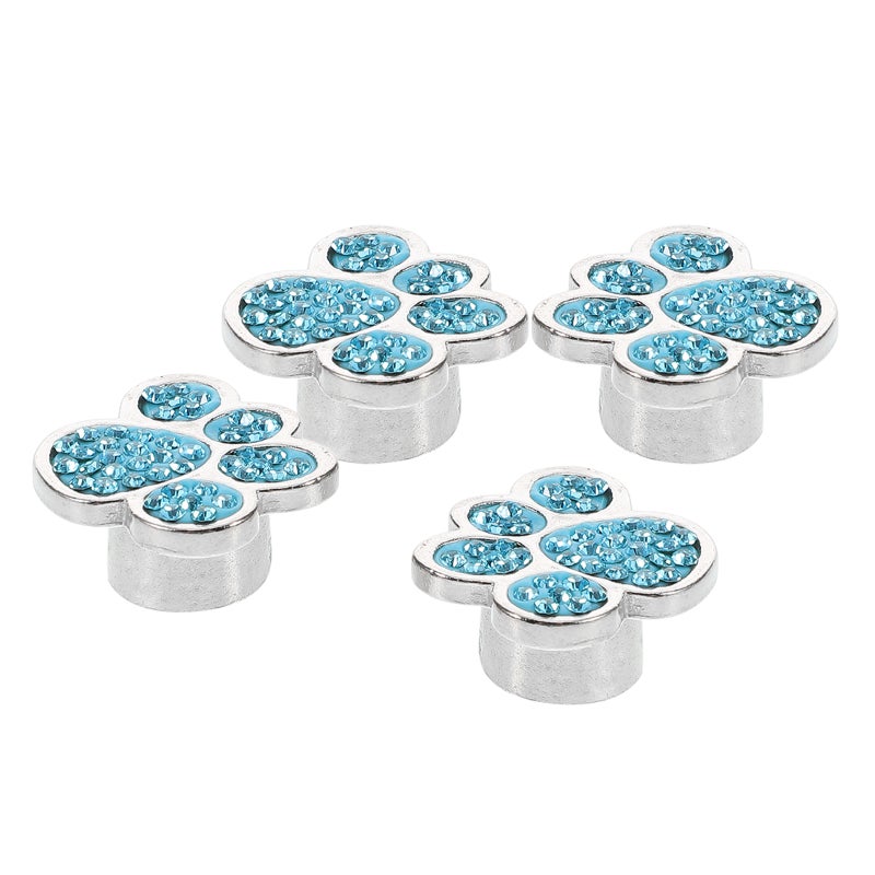 4pcs Stylish Tire Valve Caps Copper Stem Covers Car Accessories For Women debris Caps For Enhancing Car Tyre Appearance - Image 3