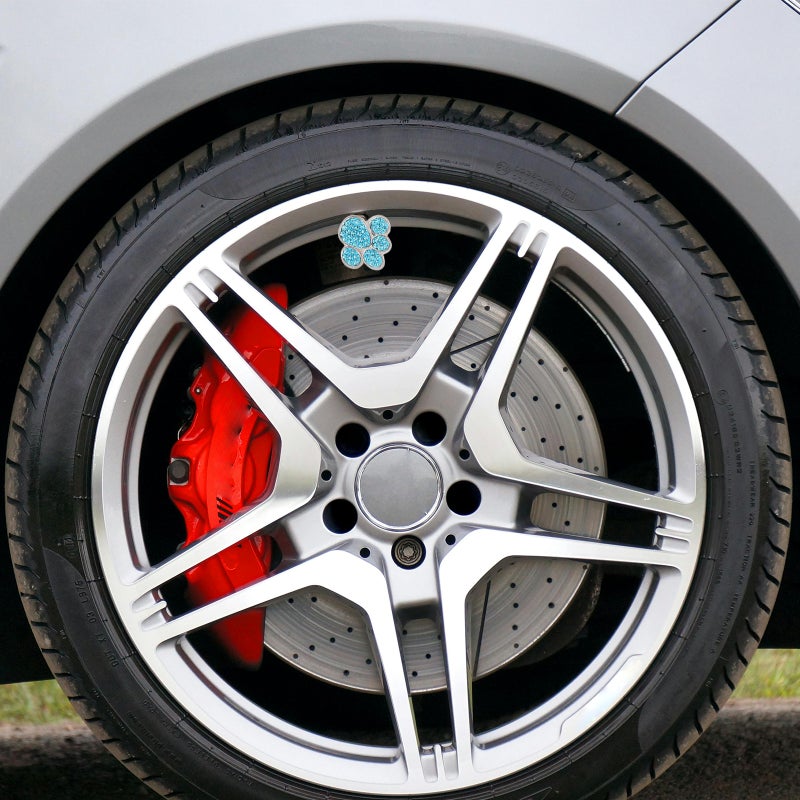 4pcs Stylish Tire Valve Caps Copper Stem Covers Car Accessories For Women debris Caps For Enhancing Car Tyre Appearance - Image 5
