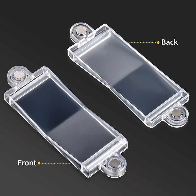 PSZEZNZ Magnetic Light Switch Guard Cover- PSZEZNZ Light Switch Outlet Covers for Flat Modern Wall Switches-Child Safety Protection(Clear,4 Piece) - Image 5