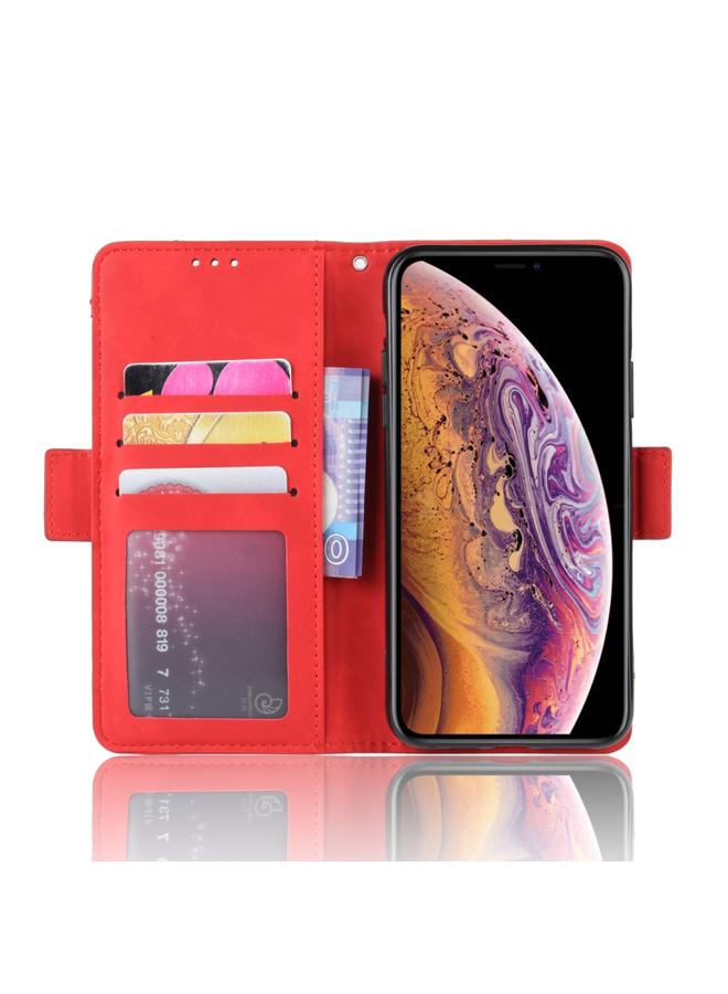 اس-توب جراب لهاتف iPhone 11 Pro بتصميم محفظة من الجلد بنمط جلد العجل، مع فتحة بطاقة منفصلة - Image 5