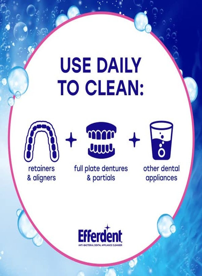 Efferdent Anti-Bacterial Dental Appliance Daily Cleanser, Complete Clean, 102 Tablets - 4 Pack - Image 5