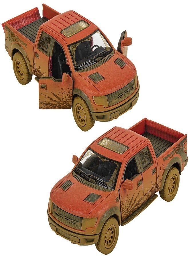 Magicwand 1:36 Scale Die-Cast with Openable Doors & Pull Back Action (Color May Vary) (Raptor Muddy) - Image 1