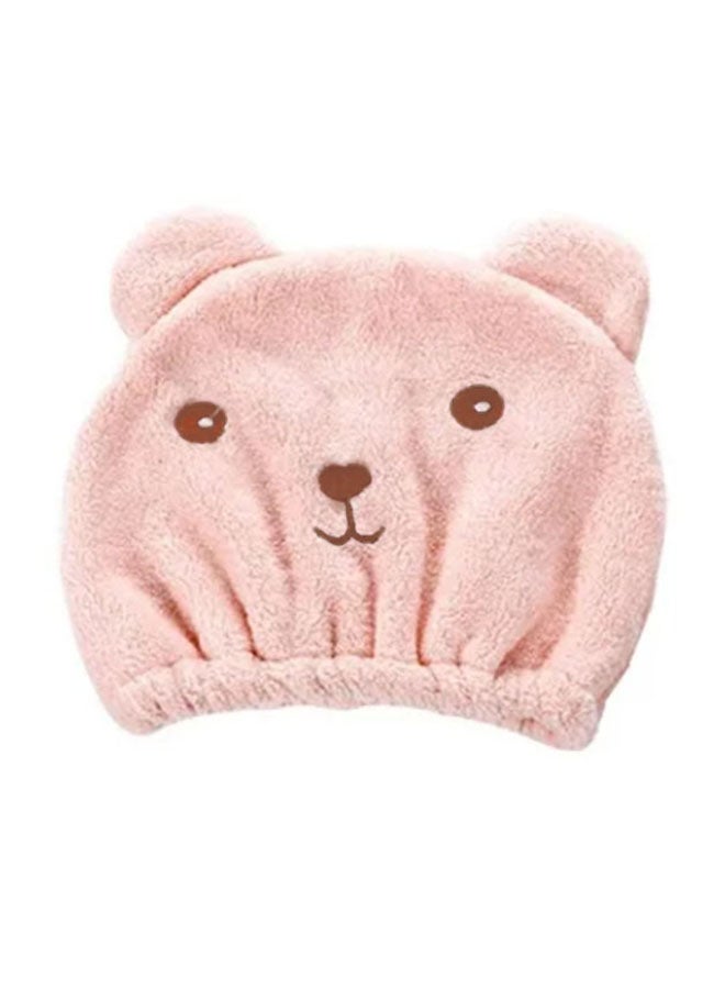 Head Bath Towel Wrap Pink - Image 1