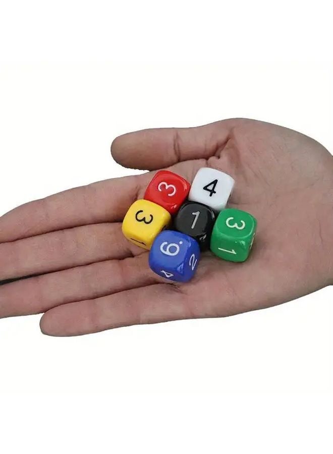 20Pcs Acrylic Dice Set Hexahedron Educational Math Games for Family Gatherings - Image 4