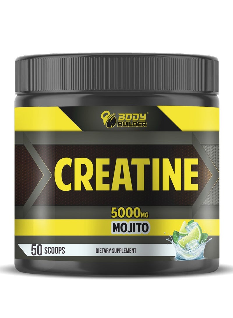 Body Builder Creatine Monohydrate, Energy Production, Endurance , Mojito, 300 g - Image 1