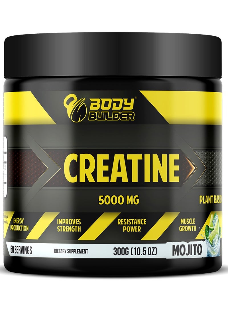 Body Builder - Creatine Monohydrate, Energy Production, Endurance , Mojito, 300 g - Image 1