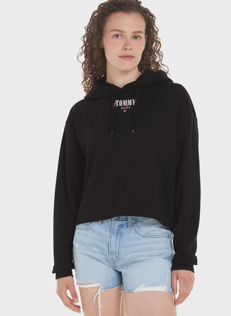 TOMMY JEANS Crew Neck Logo Hoodie