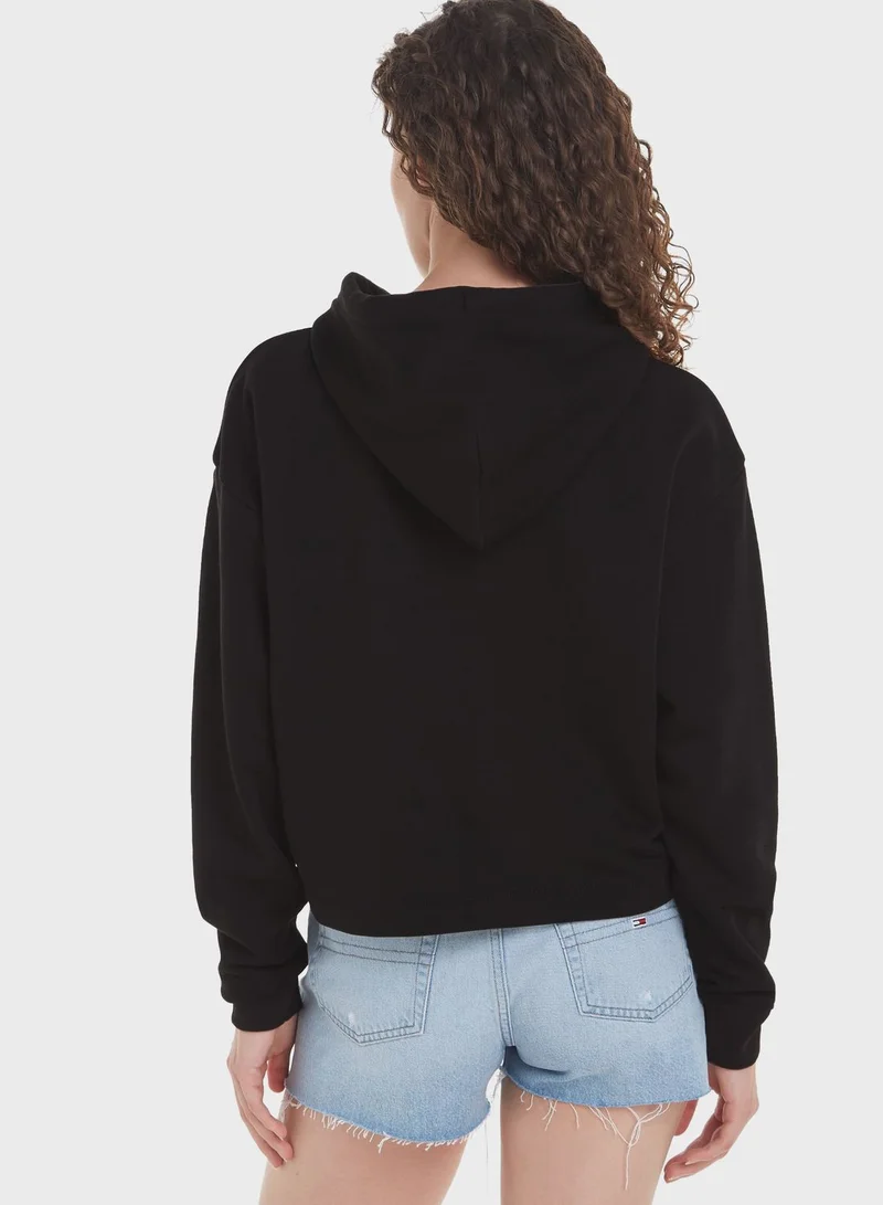 TOMMY JEANS Crew Neck Logo Hoodie