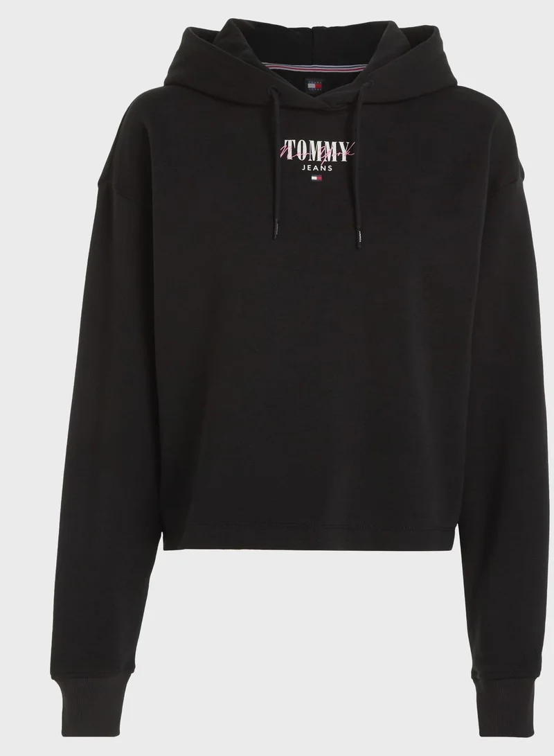 TOMMY JEANS Crew Neck Logo Hoodie