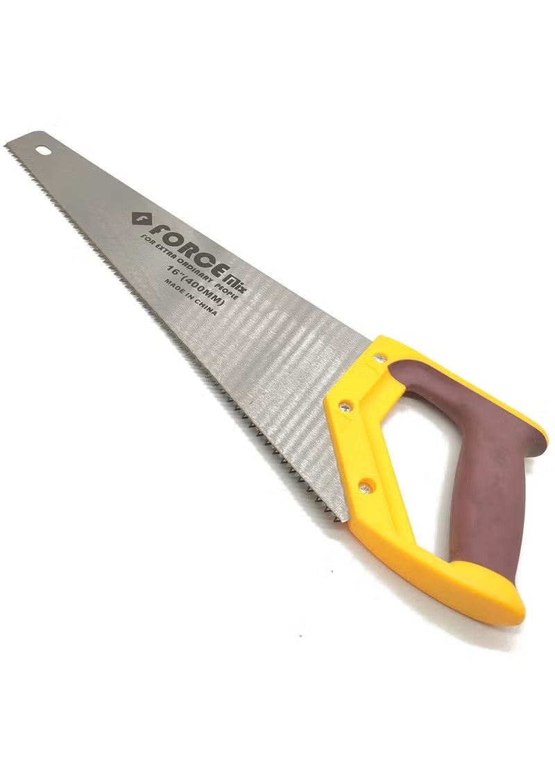 Force 16" 400mm Plastic Handle Hand Saw - Image 3