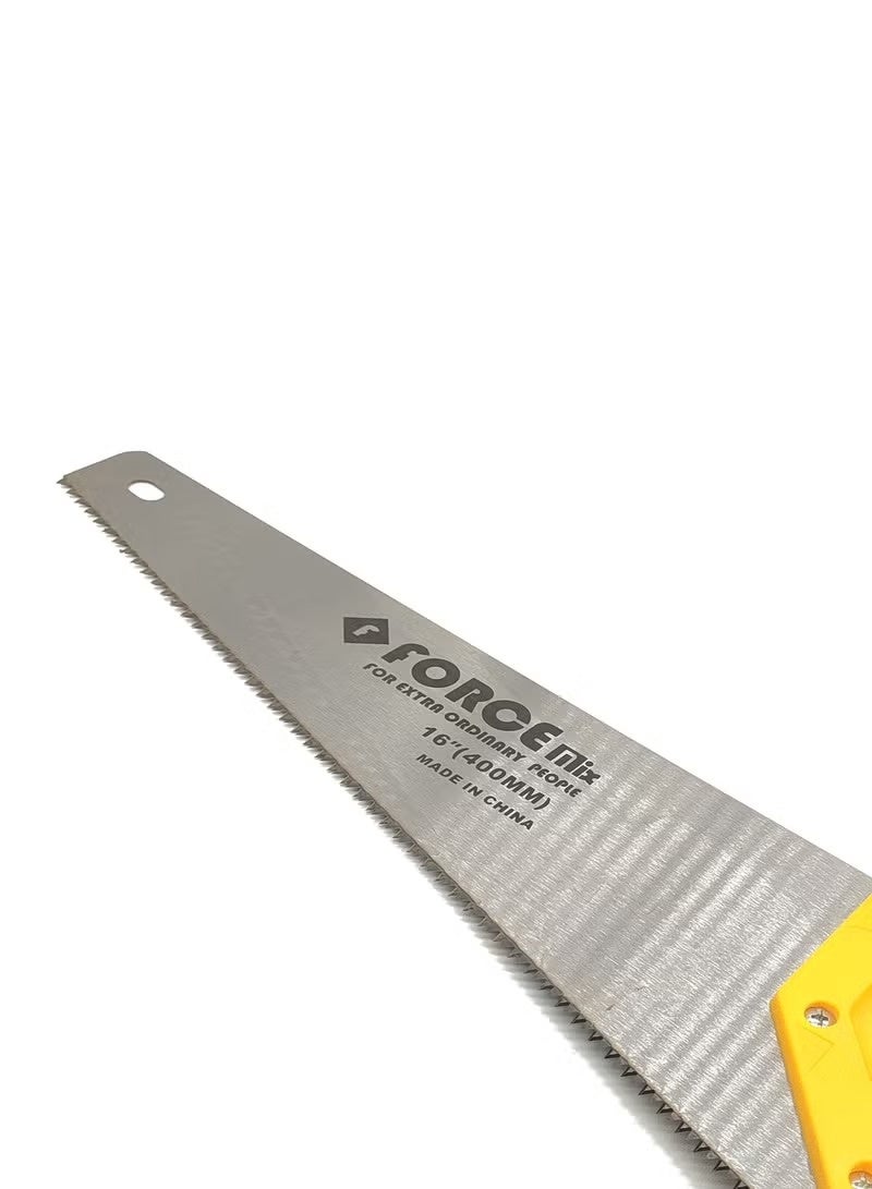 Force 16" 400mm Plastic Handle Hand Saw - Image 1