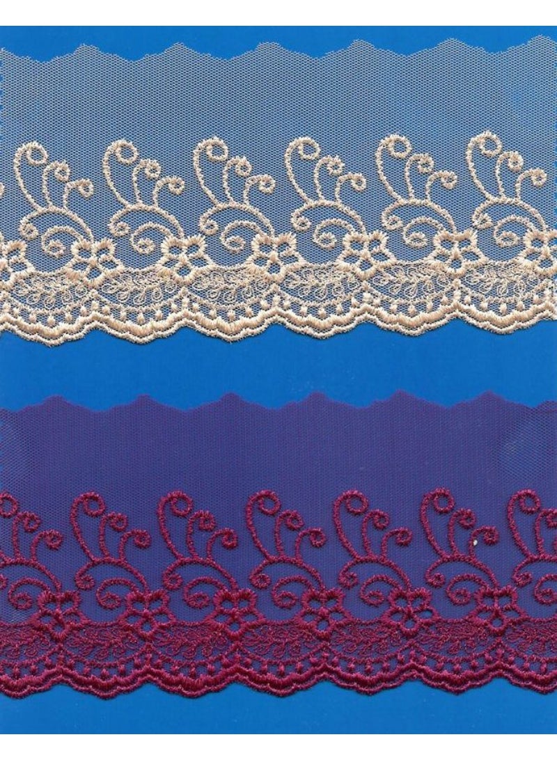 Net Cut Lace 15Y (13.7M)3-1/4inch) D-2935