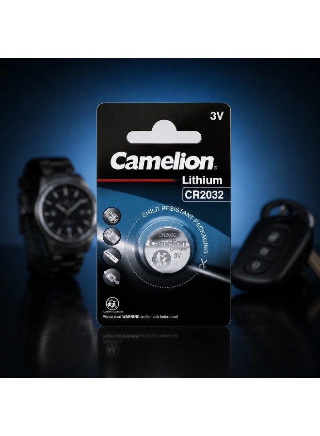 Camelion CR2032 3V Lithium Coin Cell Battery for Car Key Fobs, Digital Scales, Calculators, Watches, Medical Devices & Electronics - Image 5