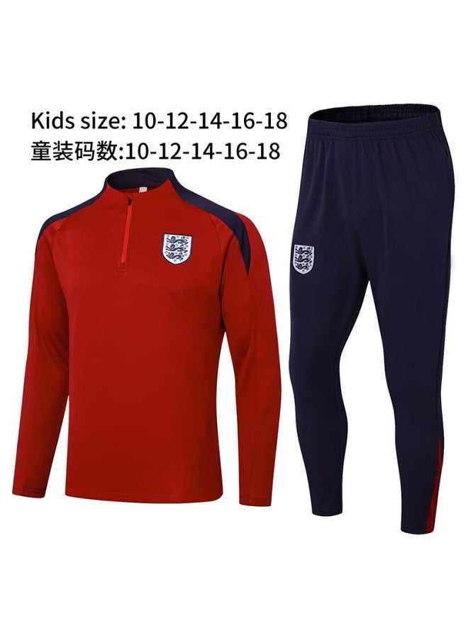 2425 England Maroon Football Jersey - Image 1