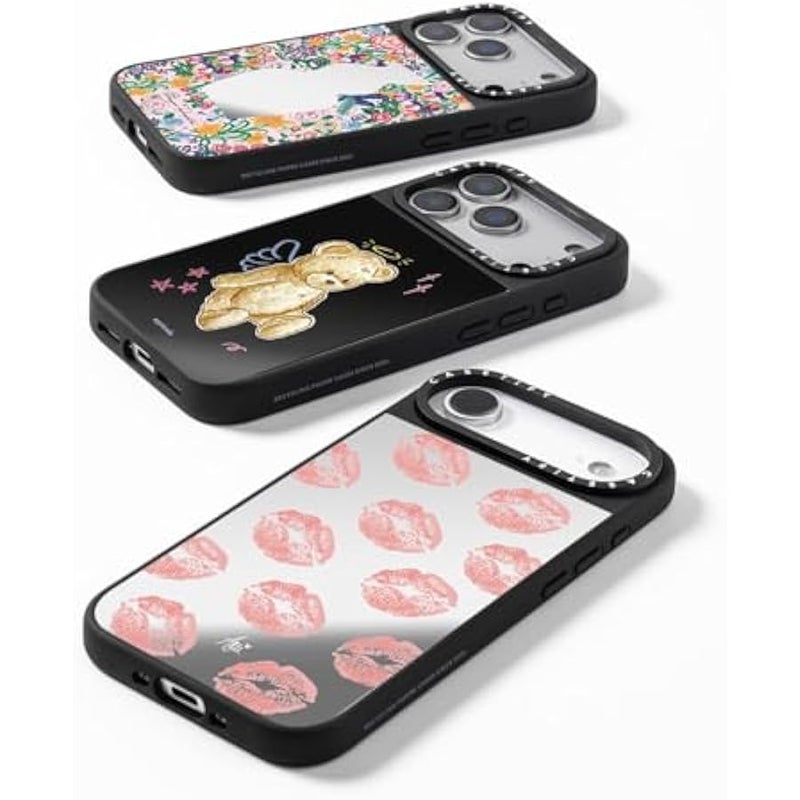 Casetify Mirror iPhone 17 Pro Max Case 【Reflective/Slim Fit/Compatible with Magsafe】 - Silver On Black - Image 2