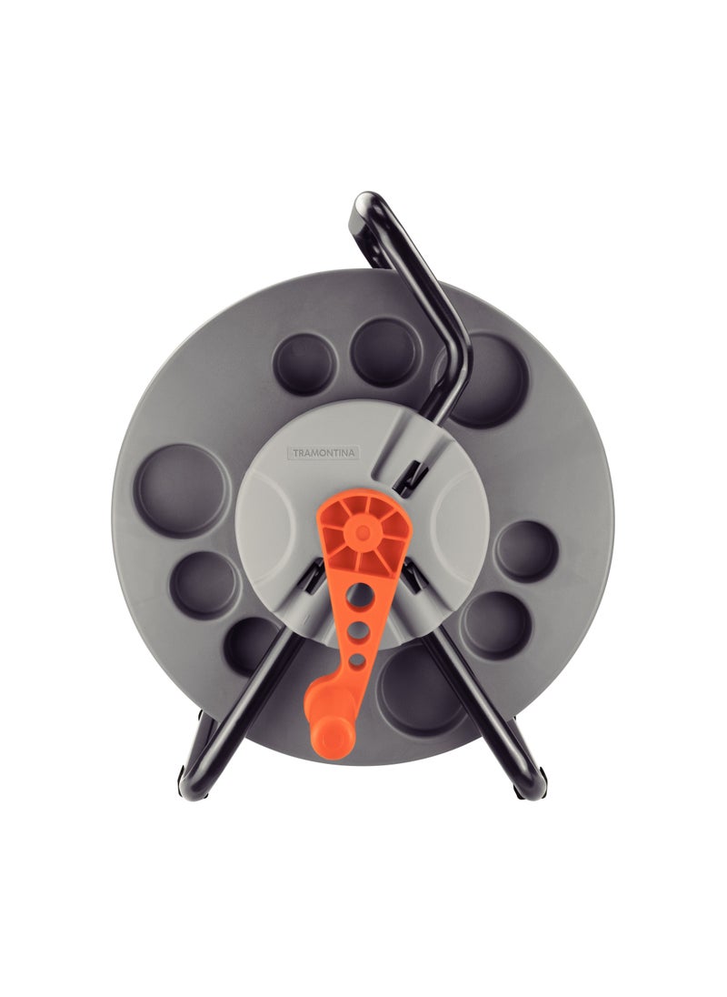 TRAMONTINA Since 1911,Made in Brazil- Hose Reel made with Heavy-duty Polypropylene and Storage Capacity up to 55m Hose with 1/2-inch Diameter  - Image 3