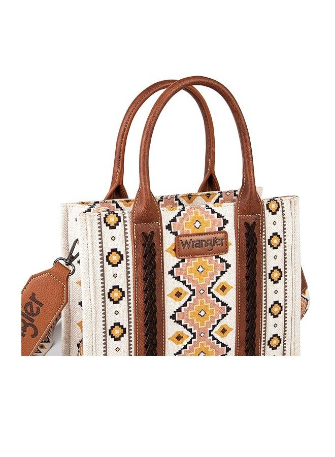 Wrangler Aztec Tote Bag for Women Boho Shoulder Purses and Handbags - Image 3