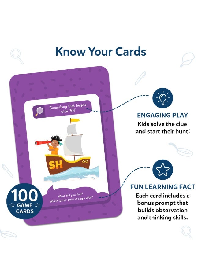 Skillmatics Card Game - Found It Indoor & Outdoor Combo, Scavenger Hunt for Kids, Scavenger Hunt for Kids, Girls, Boys, Fun Family Game, Gifts for Ages 4, 5, 6, 7 - Image 5