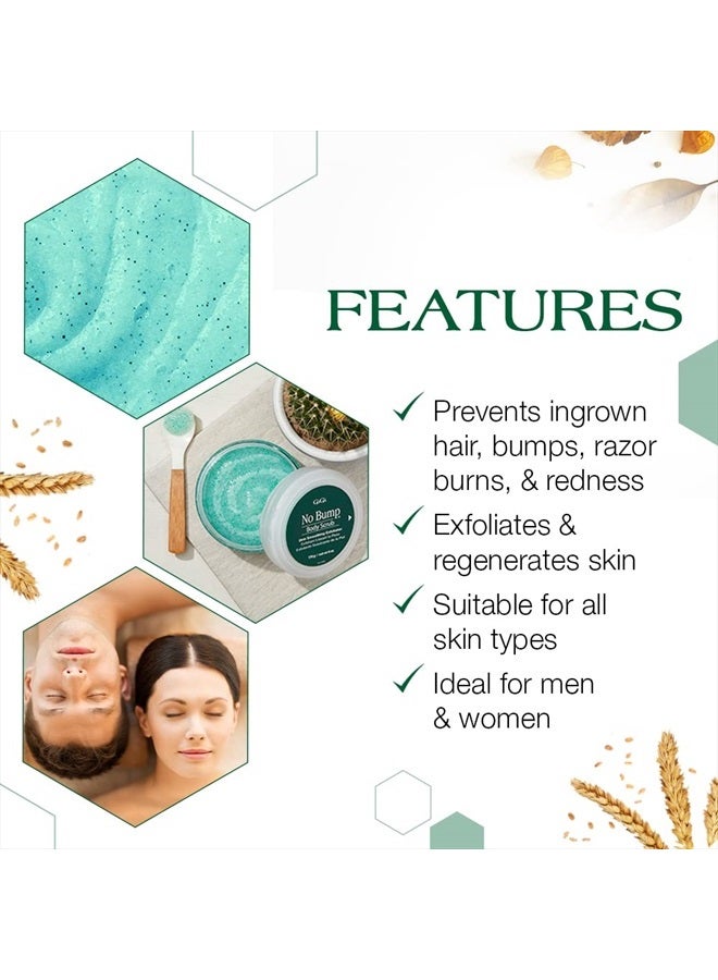 GiGi No Bump Body Scrub - Exfoliating Scrub for Ingrown Hair & Razor Bumps, Pre & Post-Waxing Treatment, Smooths Skin & Prevents Irritation, 6 oz, 1 Pack - Image 4