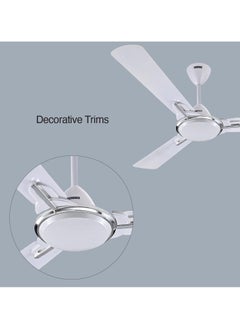 Usha USHA Striker One 1200mm Energy Saving High Speed Decorative Ceiling Fan (Pearl White)  - Image 3