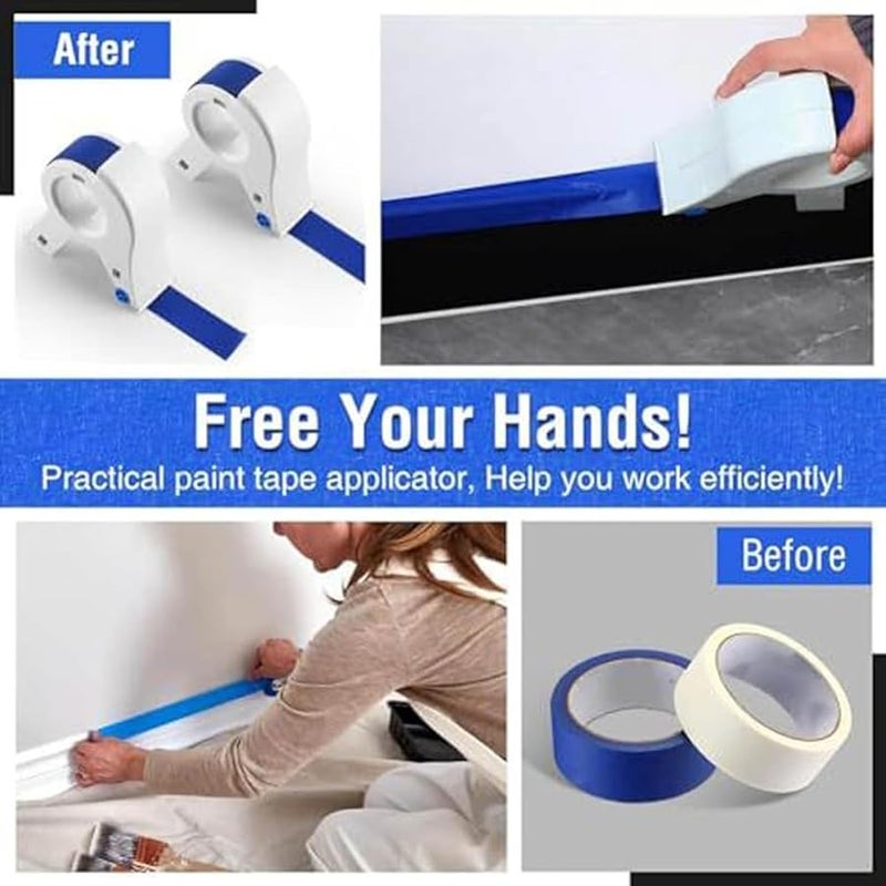 Sharp Tape Cutter Portable Masking Set for Painting Door Frames - Image 4