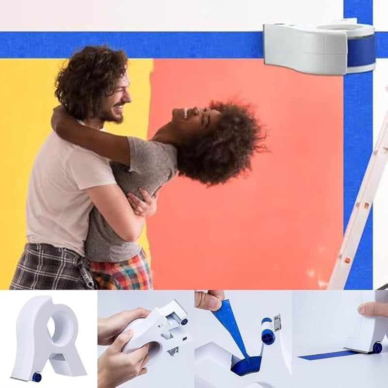 Sharp Tape Cutter Portable Masking Set for Painting Door Frames - Image 3