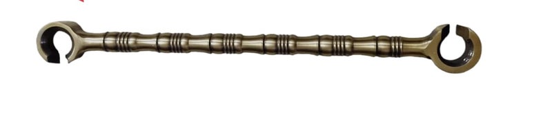 Kkriya Home Decor Extension Rod for Swing Hammock Patio Punching Bag Antique Finish Pure Stainless STELL Brass 16MM Rod with Weight Capacity of 500KG Pack of 2PCS  - Image 2