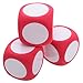 NUOBESTY 3Pcs Dry Erase Foam Dice 23 Large DIY Blank Jumbo Writing Cube for Classroom Math Teaching Quiet Foam Block for Kids Educational Games Party Red - Image 2
