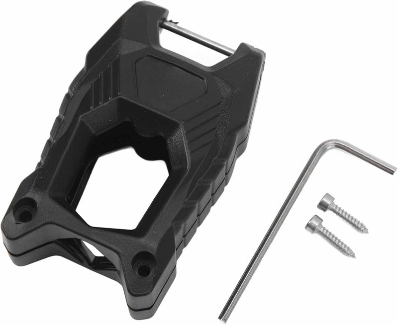 UTV Key Shell Holder Black, Anti Impact Ignition Key Fob Shell Cover with Hole for Secure Attachment - Durable Plastic Construction, Lightweight Design, Compatible with Ryker - Image 1