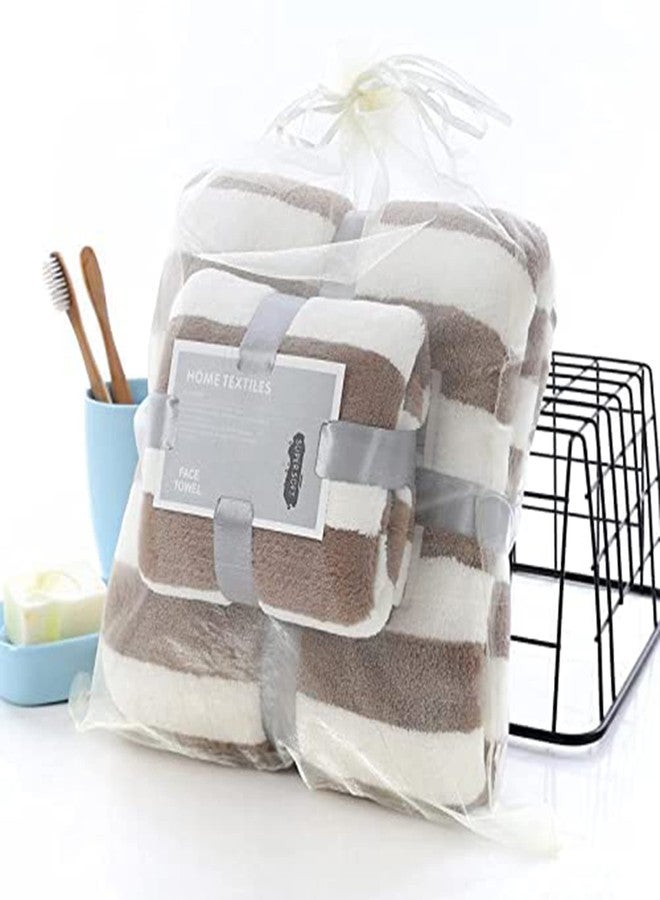 Home-Cloud HomeCloud Ultra Soft 300 GSM Bath Towel Set | 3X Softer Than Cotton Towels | Highly Absorbent & Ultra Fast Dry | Perfect for Home, Pool, Spa & Gym |Set of 2 (1 Bath (140x70cm), 1 Face Towel (75x35cm) - Image 1